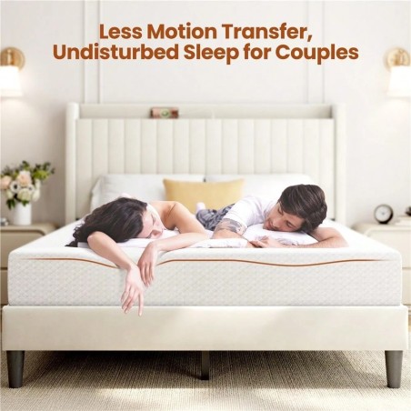 8-Inch Cooling Gel Memory Foam Mattress - Medium Firm Support