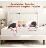 8-Inch Cooling Gel Memory Foam Mattress - Medium Firm Support