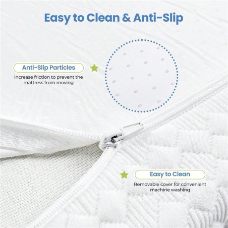 8-Inch Cooling Gel Memory Foam Mattress - Medium Firm Support