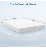 8-Inch Cooling Gel Memory Foam Mattress - Medium Firm Support