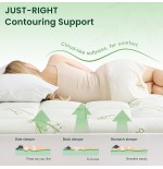 Bamboo Mattress Pad Topper - 600 GSM Breathable, Deep Pocket