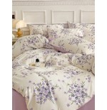 3-Piece Floral Bedding Set - Thick Polyester Duvet Cover & Pillowcases