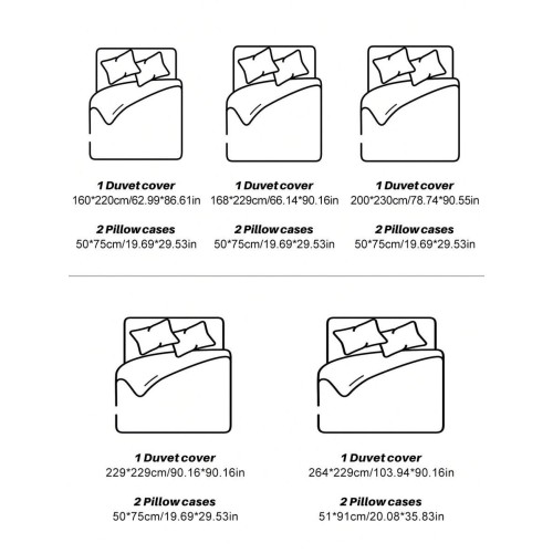 Khaki Chiffon Pinched Flower Duvet Cover Set - 3pc Polyester Bedding