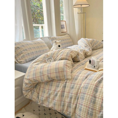 3-Piece Floral Bedding Set - Thick Polyester Duvet Cover & Pillowcases