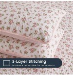 Coquette Cottagecore Floral Quilt Set - Reversible Pink Bedspread