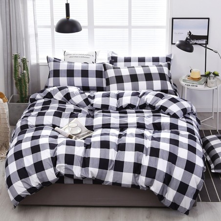 Amazon four-piece set cross-border home textile down duvet cover three-piece set foreign trade bedding duvet cover