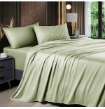 Queen Silky Soft Bed Sheet Set - 4 Piece Deep Pocket Sheets