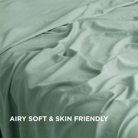 Queen Silky Soft Bed Sheet Set - 4 Piece Deep Pocket Sheets