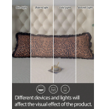 Leopard Print Lace Pillowcase - Cloud-Like Soft Polyester Bedding