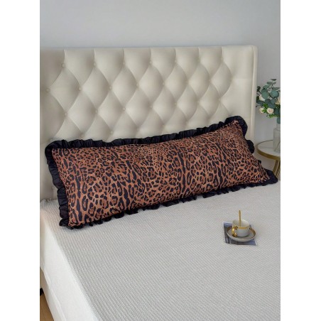Leopard Print Lace Pillowcase - Cloud-Like Soft Polyester Bedding