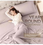 Beddora Queen Sheet Set - 4pc Cooling Microfiber - Pink