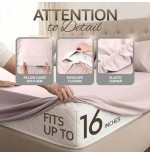 Beddora Queen Sheet Set - 4pc Cooling Microfiber - Pink