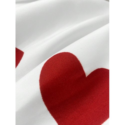 2-Pack Heart Pattern Pillow Covers - Soft Decorative Pillowcases