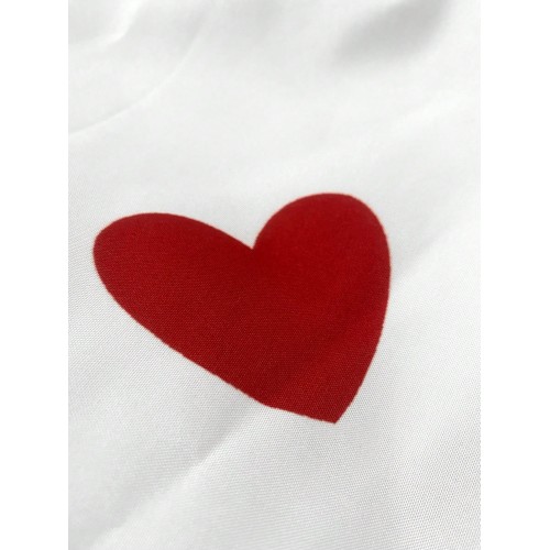 2-Pack Heart Pattern Pillow Covers - Soft Decorative Pillowcases