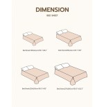 Premium Silky Satin Flat Sheet - Hotel Style, Wrinkle-Free