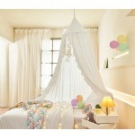 Ruffled Bed Canopy for Girls Room - Princess Play Tent Decor