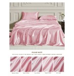 Premium Silky Satin Flat Sheet - Hotel Style, Wrinkle-Free