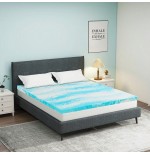 Cooling Gel Memory Foam Mattress Topper - Twin to King Sizes