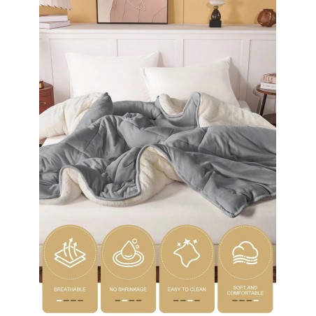 Super Soft Wool Quilt - Lightweight Winter Down Comforter