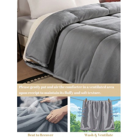 Super Soft Wool Quilt - Lightweight Winter Down Comforter