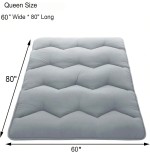 Queen Japanese Futon Mattress - 3-Inch Foldable Tatami Floor Bed