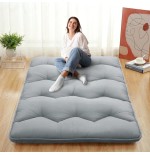 Queen Japanese Futon Mattress - 3-Inch Foldable Tatami Floor Bed