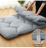 Queen Japanese Futon Mattress - 3-Inch Foldable Tatami Floor Bed