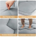 Queen Japanese Futon Mattress - 3-Inch Foldable Tatami Floor Bed