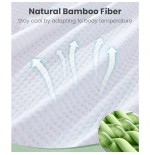 King 2-Inch Memory Foam Mattress Topper with Bamboo Cover