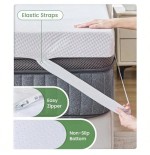 King 2-Inch Memory Foam Mattress Topper with Bamboo Cover