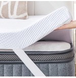 King 2-Inch Memory Foam Mattress Topper with Bamboo Cover