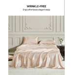 Premium Silky Satin Flat Sheet - Soft, Breathable, Wrinkle-Free