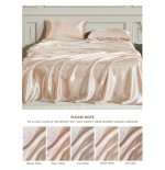 Premium Silky Satin Flat Sheet - Soft, Breathable, Wrinkle-Free