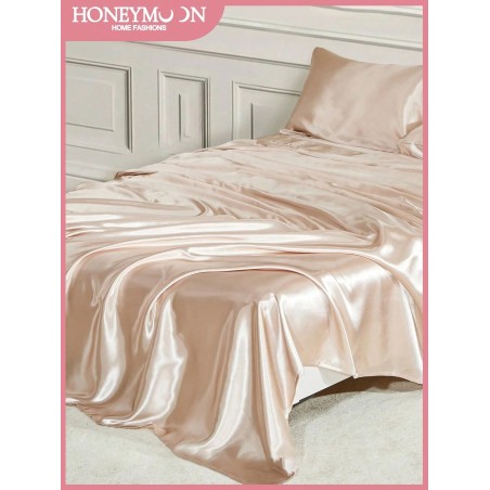 Premium Silky Satin Flat Sheet - Soft, Breathable, Wrinkle-Free