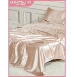 Premium Silky Satin Flat Sheet - Soft, Breathable, Wrinkle-Free