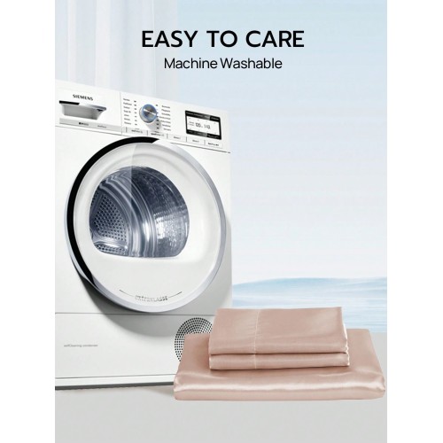 Premium Silky Satin Flat Sheet - Soft, Breathable, Wrinkle-Free