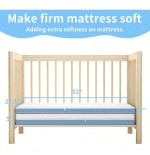 Gel-Infused Foam Mattress Topper - Ultra-Soft & Washable