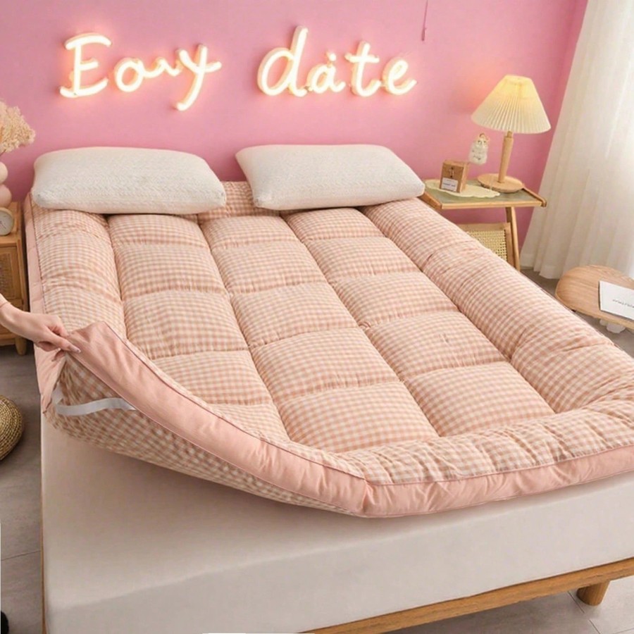 Oaskys 6-8cm Thick Flannel Mattress Topper - Soft & Foldable