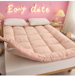 Oaskys 6-8cm Thick Flannel Mattress Topper - Soft & Foldable