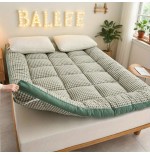 Oaskys 6-8cm Thick Flannel Mattress Topper - Soft & Foldable