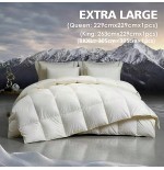 Yun Do White Goose Down Alternative Comforter - Medium Warmth Hotel Duvet