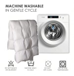 Yun Do White Goose Down Alternative Comforter - Medium Warmth Hotel Duvet