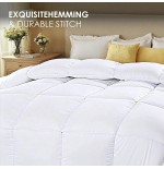 Yun Do White Goose Down Alternative Comforter - Medium Warmth Hotel Duvet