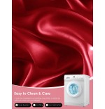 Premium Silky Satin Flat Sheet - Oeko-Tex Certified & Wrinkle-Free