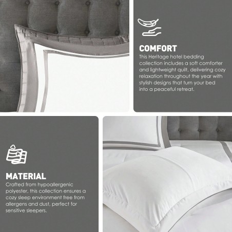 Regency Heights 8-Pc Bedding Set - Down Alternative Comforter & Shams