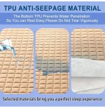 AVXLRQ Waterproof Cooling Mattress Protector - Fitted Bedspread