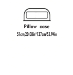 Long Grey Plush Pillow Cover - Washable, No Filler Included