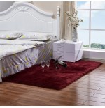 A Faux Fur Plush Carpet for Home Use in Bedroom, Living Room, and Beside the Bed