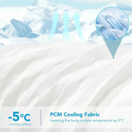 PCM Tech Cooling Comforter for Hot Sleepers - Queen Size