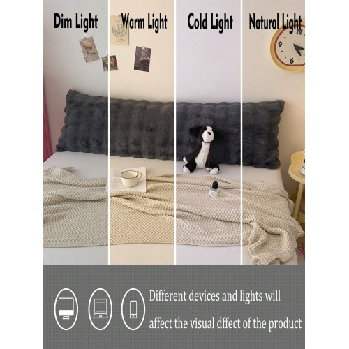 Plush Bubble Fabric Pillowcase 51x137cm - Machine Washable